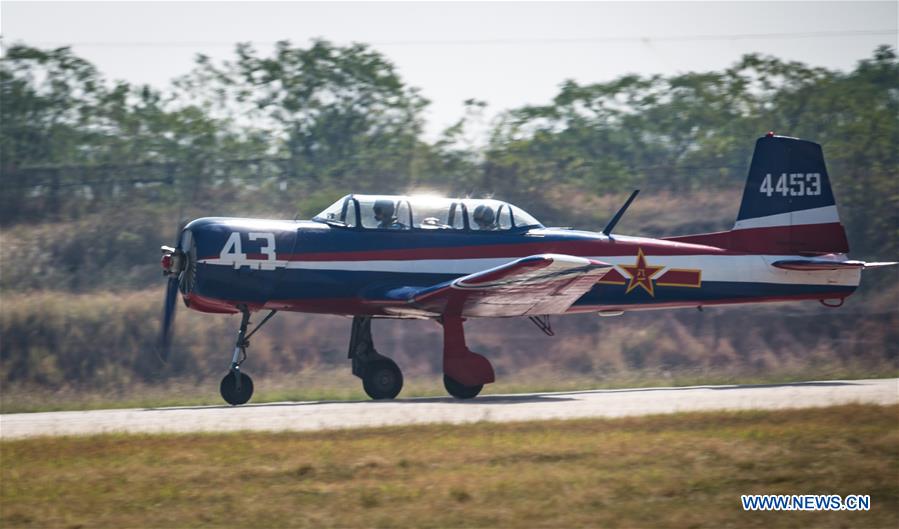 (SP)CHINA-WUHAN-7TH MILITARY WORLD GAMES-AERONAUTICAL PENTATHLON-FLYING CONTEST