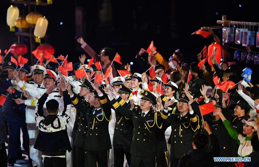 (SP)CHINA-WUHAN-7TH MILITARY WORLD GAMES-CLOSING CEREMONY