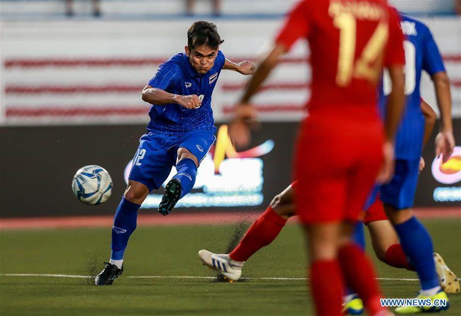 (SP)PHILIPPINES-MANILA-SEA GAMES-SOCCER-THAILAND VS INDONESIA