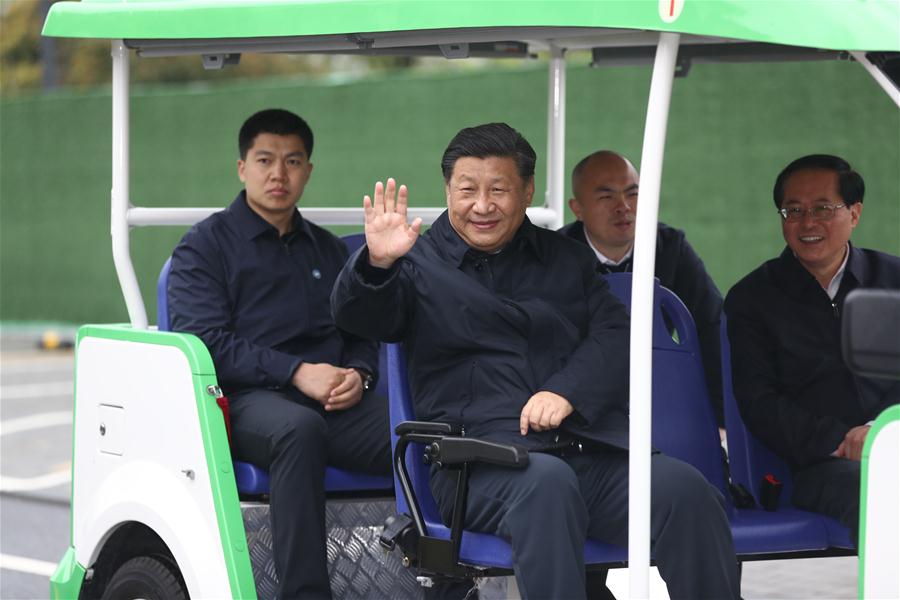 CHINA-ZHEJIANG-ANJI-XI JINPING-INSPECTION (CN)