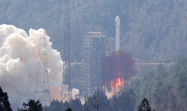 Twin BeiDou-3 navigation satellites sent into orbit by single rocket