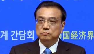 Video: Chinese Premier addresses business luncheon in S. Korea