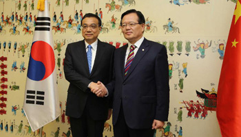 Chinese premier meets ROK national assembly speaker in Seoul